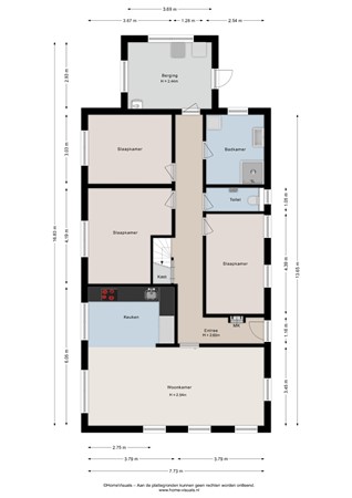Floorplan - Gedempte Schuinesloot 6, 7776 PD Slagharen